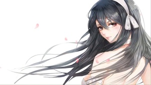 长发飘飘女孩