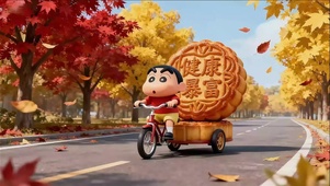 送你一个健康暴富大大…大月饼！