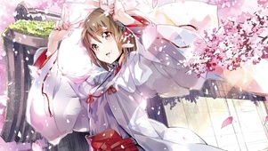 4K樱花巫女