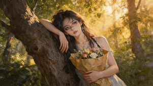 文艺少女高清4k