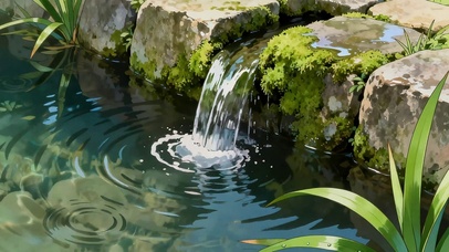 清新溪水