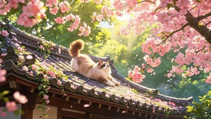 樱花猫咪