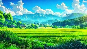 治愈村庄田野4K