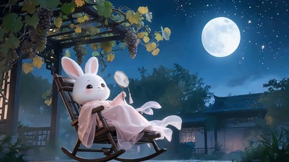 悠闲的月夜