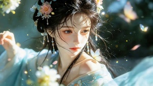 治愈可爱女孩