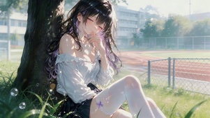 校园可爱女孩