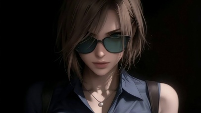 循环动画美女