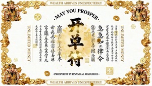 财神开单符 招财进宝