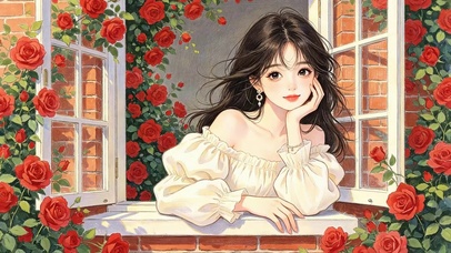 长发女孩