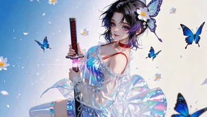 炫彩二次元美少女蝴蝶忍