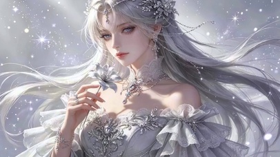 雪天冷艳美女