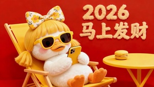 2026马上发财鸭
