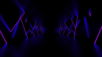 无限隧道-紫色荧光