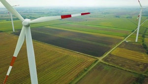 4K 高清 波兰风力涡轮机