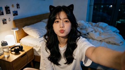 可爱清纯少女