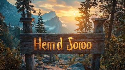 薄雾缭绕的山峰