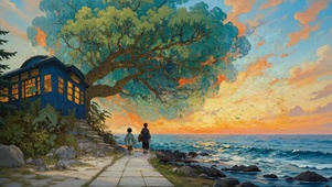 海边的时光漫步