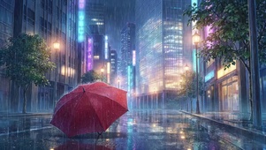 被遗忘的红伞