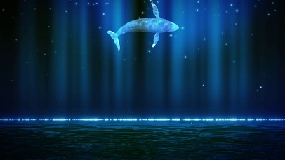 鲸鱼鲲游虚空梦幻背景