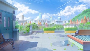 4K清新午后阳台