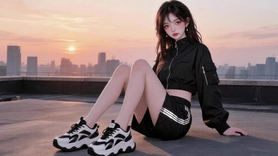 运动女孩