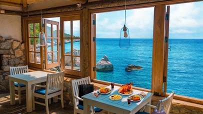 海濱咖啡館氛圍