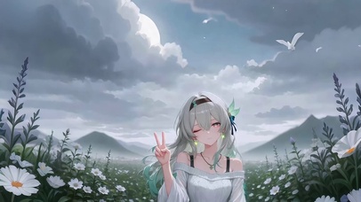 流萤—花光沐雨
