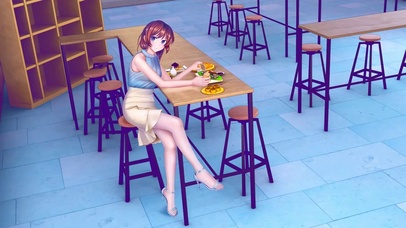 休闲少女