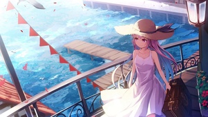 长桥唯美少女