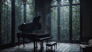 【雨景】雨中的废旧钢琴室