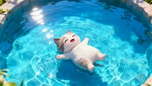 水上猫咪