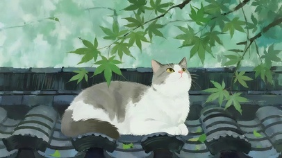 屋檐猫咪