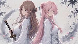 两个女孩