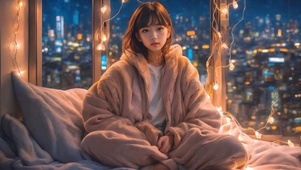 失眠美女