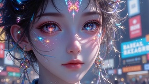 灵眸美女