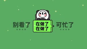 “别看了 可忙了”