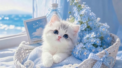 小清新可爱猫咪