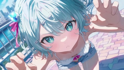 夏日可爱女孩