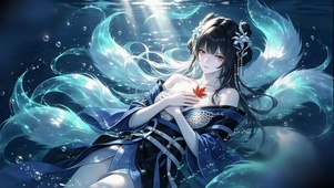 暗黑系水中九尾狐