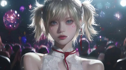 双马尾少女
