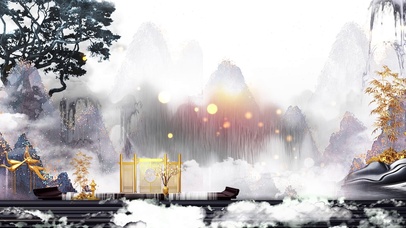 大气新中式水墨风古风