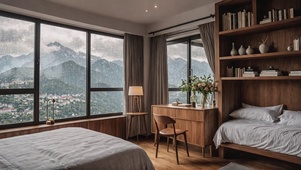 【雨景】山城里的卧室