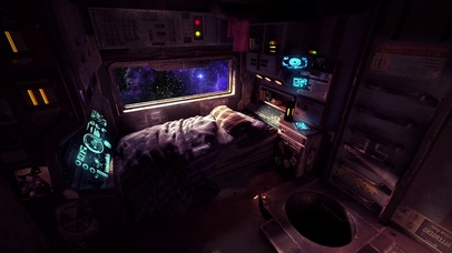 宇宙太空舱卧室