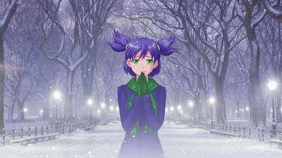 冬季女孩