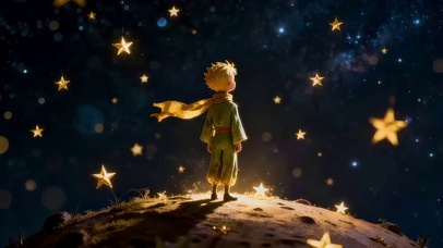 小王子看星星