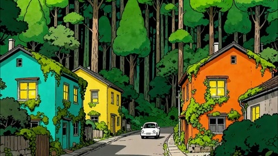 远处行驶来的车