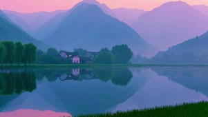 山中美景