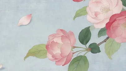 护眼花朵带鱼屏