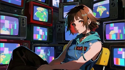 酷酷女孩高清4k