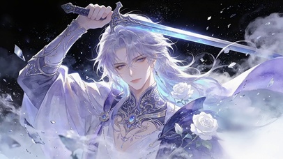 踏云执剑白芍少年